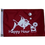 Taylor Made Happy Hour Novelty Flag - 12" x 18"